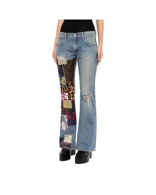 Junya Watanabe Blue Flare Jeans