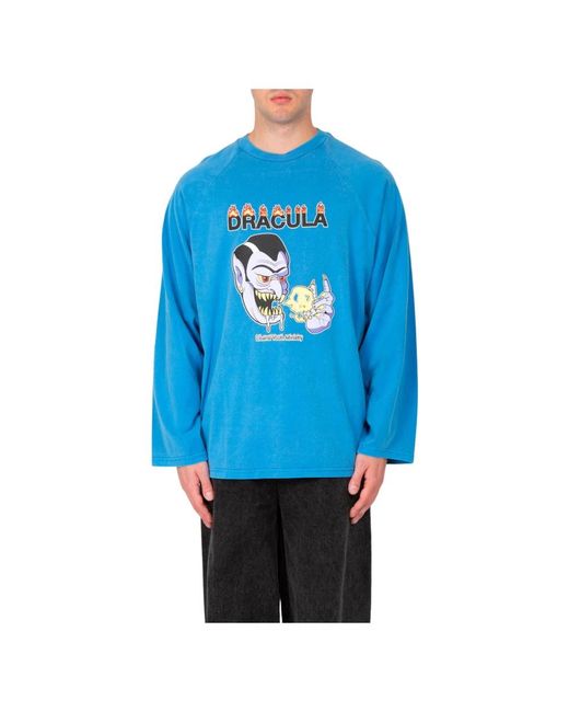 Liberal Youth Ministry Dracula gewaschenes tee in blau in Blue für Herren