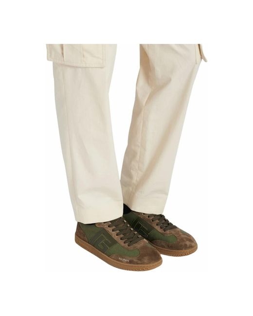 Balmain Green Sneakers for men