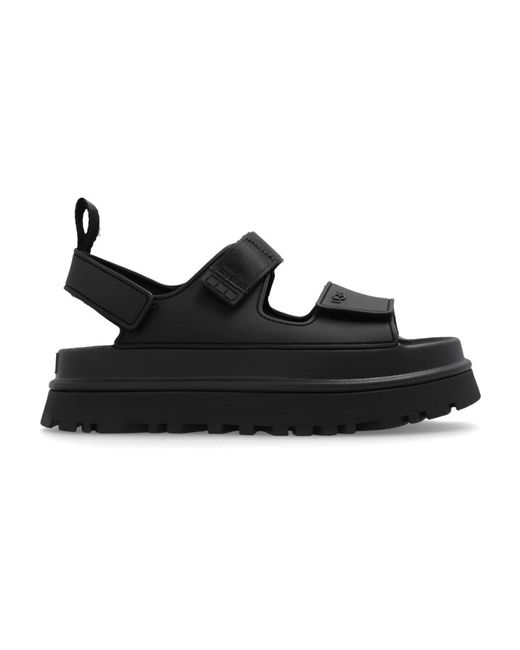 Ugg Black Flat Sandals
