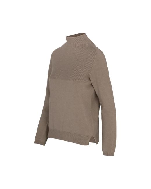 Bomboogie Naadloze Turtleneck Sweater Bruin in het Brown