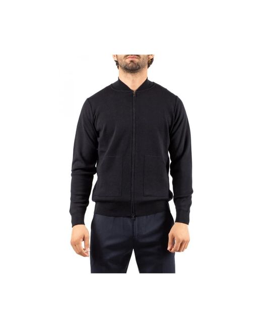 FILIPPO DE LAURENTIIS Black Cardigans for men