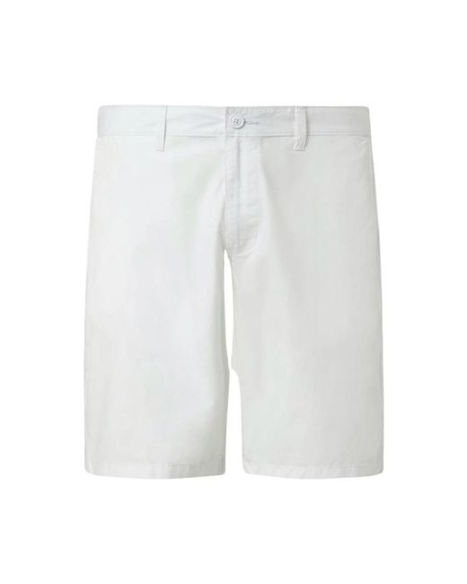 Napapijri White Casual Shorts for men