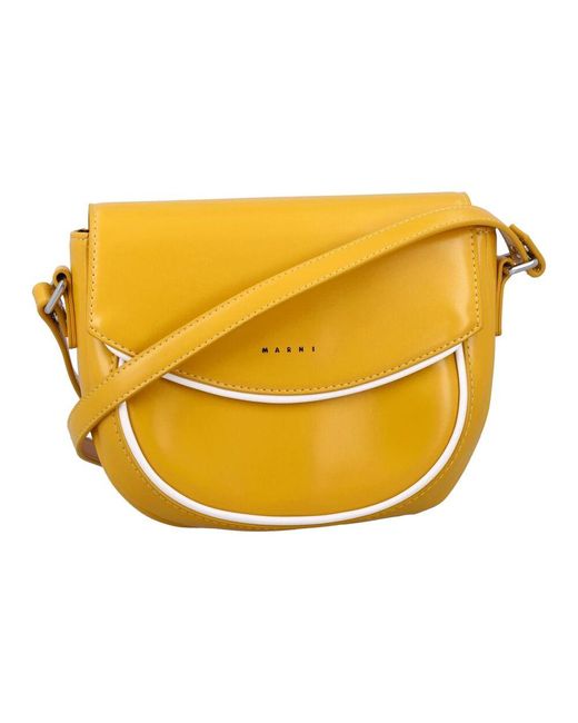 Marni Yellow Cross Body Bags