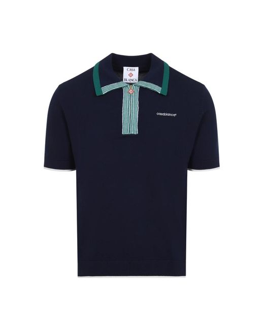 Polo Shirts di Casablanca in Blue da Uomo