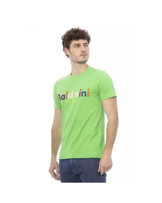T-shirt a maniche corte di tendenza di Baldinini in Green da Uomo