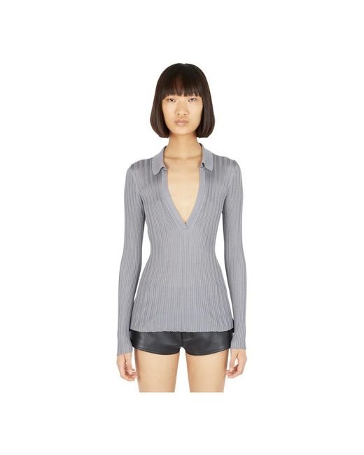 DURAZZI MILANO Gray Polo Shirts