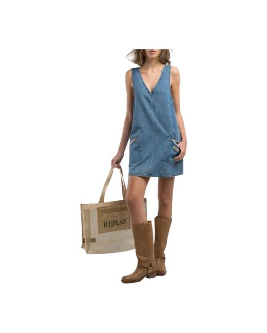 Short Dresses Replay de color Blue