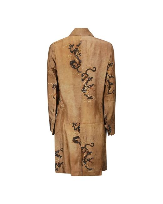 Uma Wang Brown Single-Breasted Coats