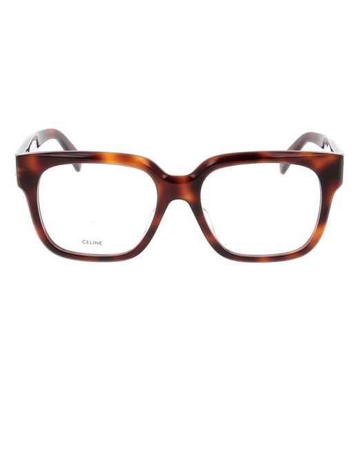 Glasses Céline de color Brown