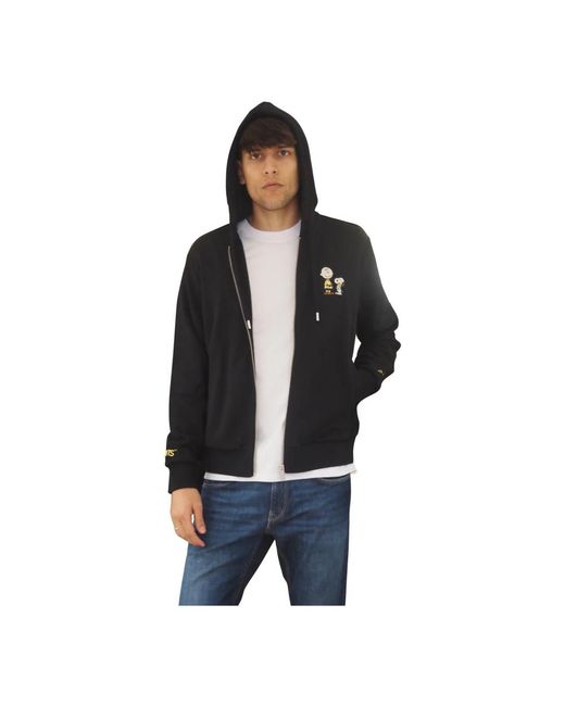 Zip-Throughs di Sun 68 in Black da Uomo
