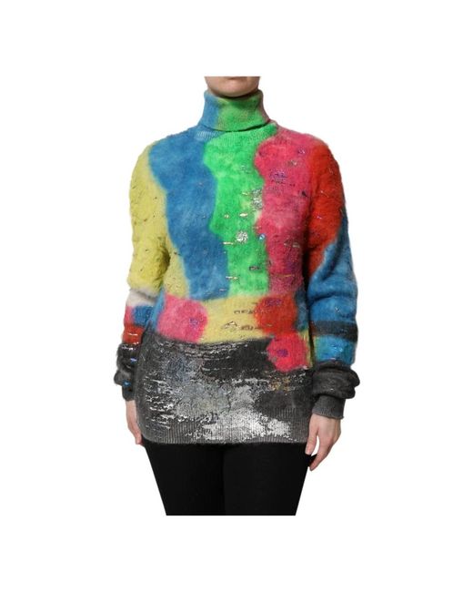 Dolce & Gabbana Black Turtlenecks