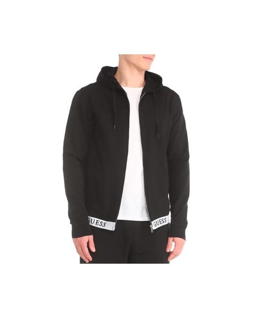Guess Zip-Throughs in het Black voor heren