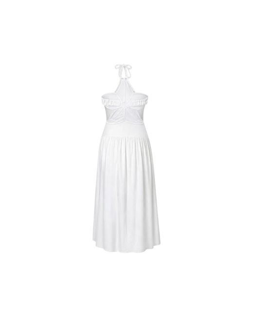 Farm Rio White Midi Dresses