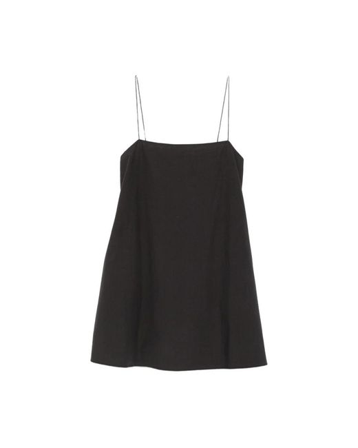 Matteau Black Short Dresses