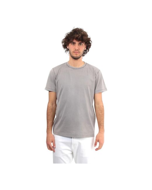 Roberto Collina Graues rundhals-t-shirt in Gray für Herren
