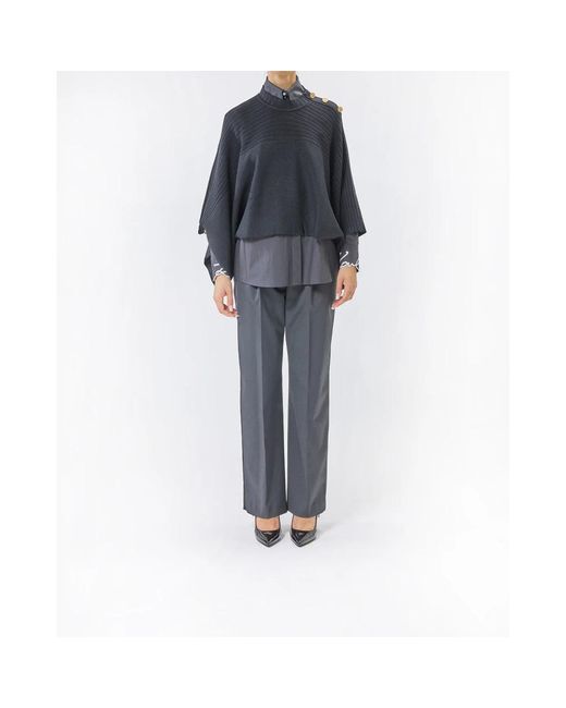 Karl Lagerfeld Blue Capes