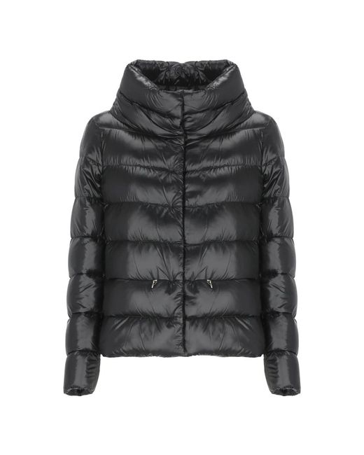 Herno Black Winter Jackets