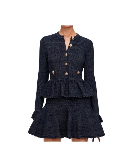 Cardigans Self-Portrait de color Blue