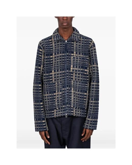 Universal Works Overshirt Met Ritssluiting in het Black voor heren