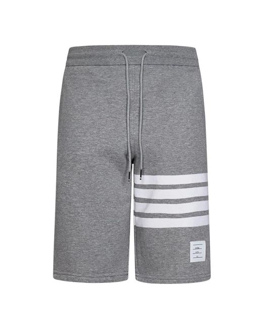 Thom Browne Gray Casual Shorts for men