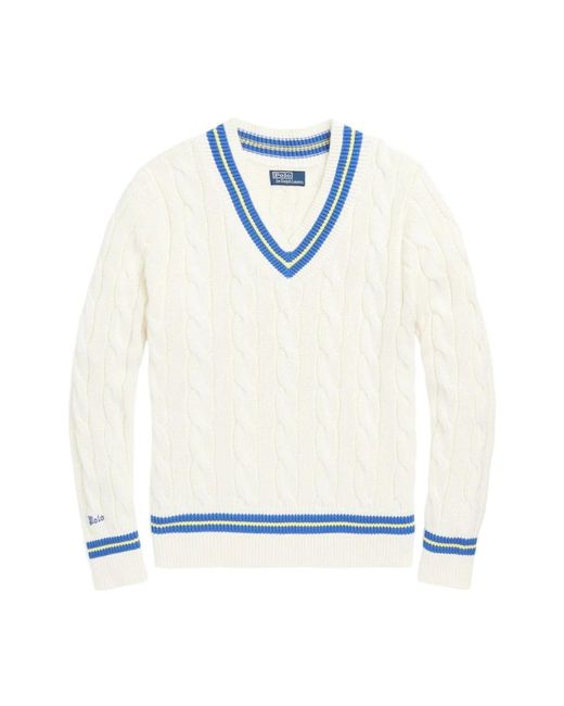 Sweater di Ralph Lauren in White da Uomo