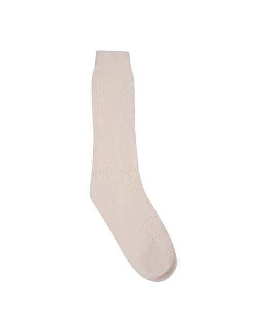 Socks di Eleventy in White da Uomo