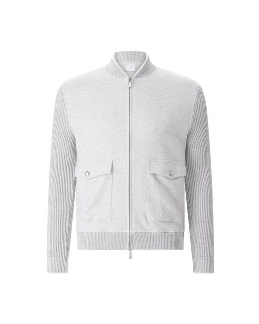 Zip-Throughs Eleventy pour homme en coloris Gray