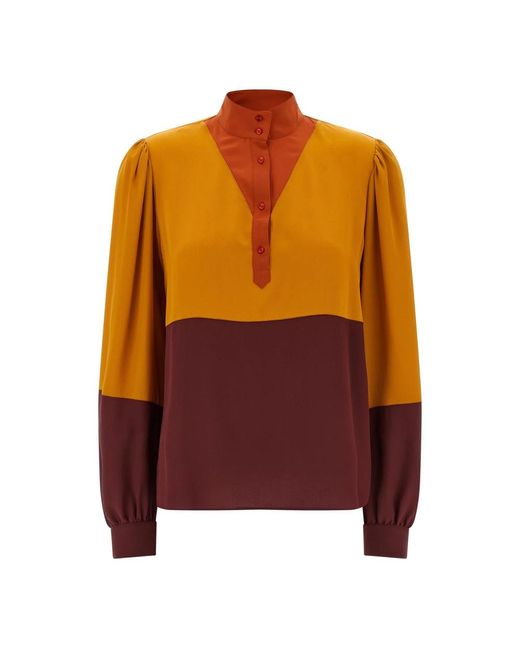 Saint Laurent Purple Blouses