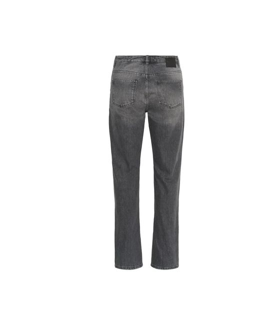 My Essential Wardrobe Gray Isa 139 High Straight