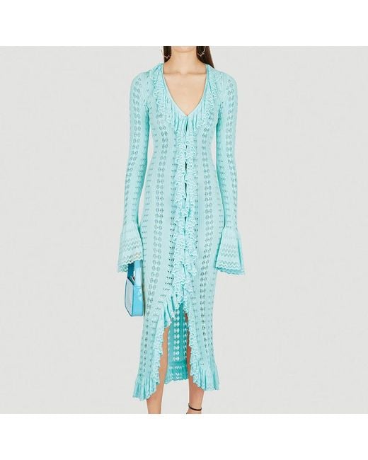Blumarine Blue Maxi Dresses