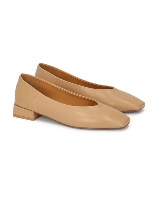 Kazar Natural Flache Lederschuhe