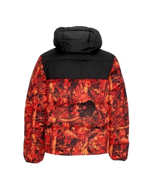 Propaganda Jassen ,Veelkleurig ,Polyester Oranje Donsjas Met Tweewegrits in het Red voor heren