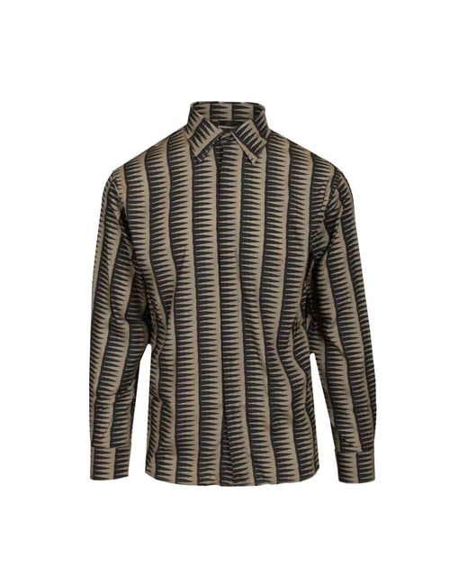 Emporio Armani Green Casual Shirts for men