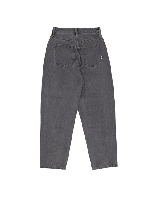 Huf Gray Loose Fit Jeans for men