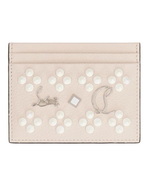 Wallets & Cardholders di Christian Louboutin in Natural