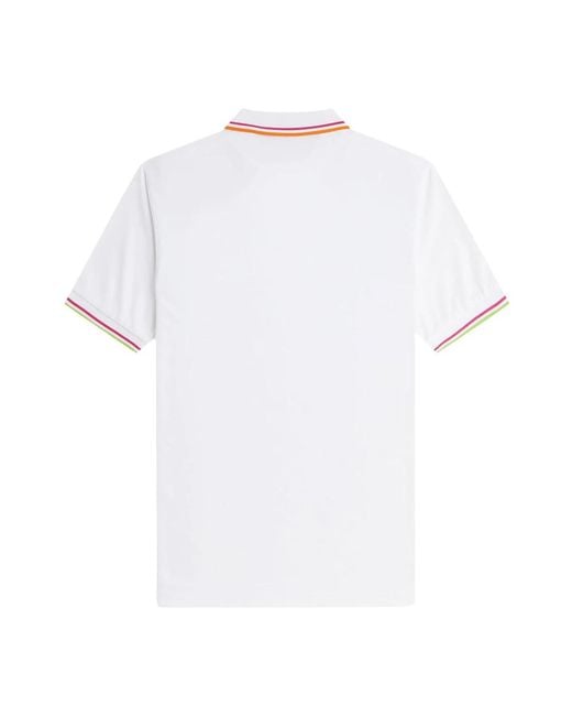 Fred Perry White Polo Shirts for men