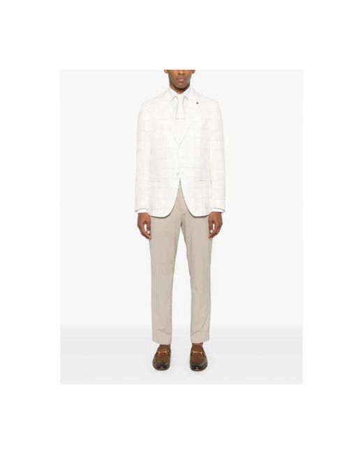 Boss White Blazers for men
