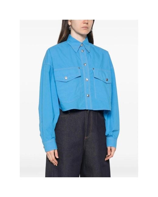 Light Jackets Versace de color Blue