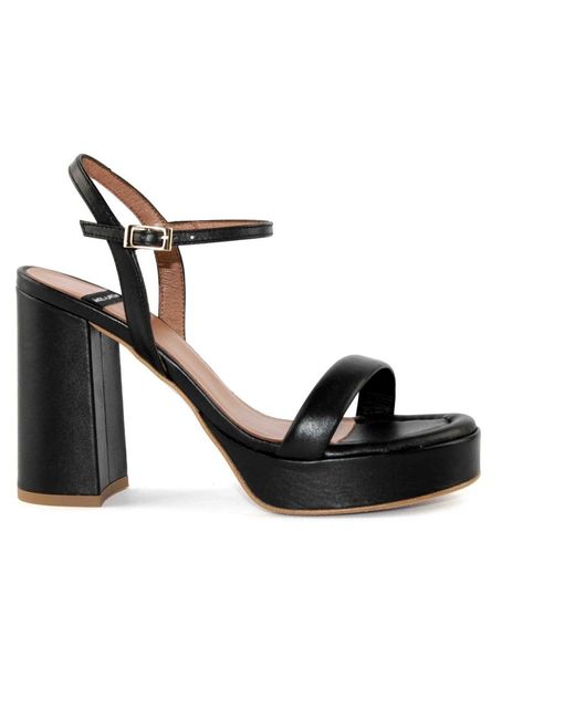 Angel Alarcon Black High Heel Sandals