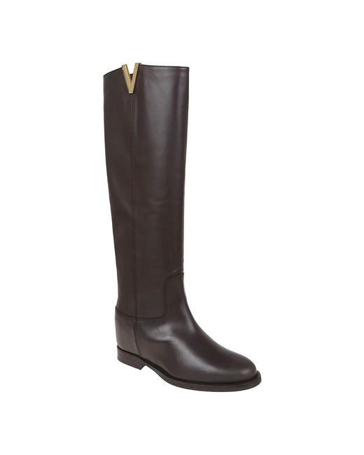 Via Roma 15 Brown High Boots