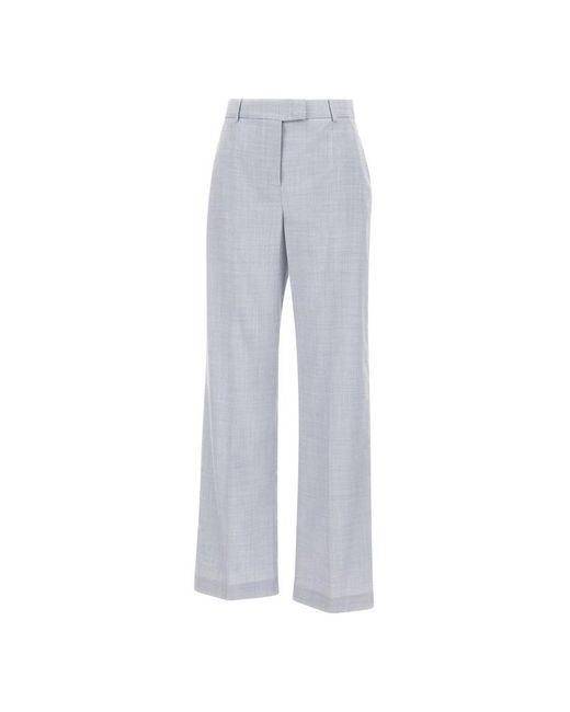 Eleventy Gray Wide Trousers