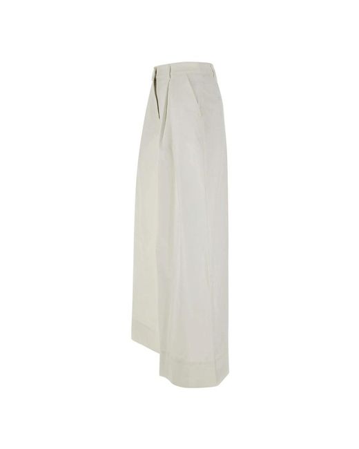 THE GARMENT White Wide Trousers