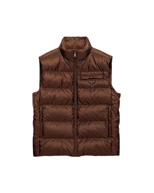 Prada Vests in het Brown voor heren