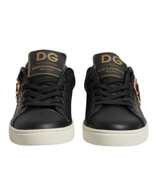 Dolce & Gabbana Black Sneakers