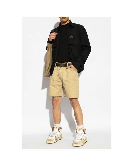 DSquared² Logo-shorts in Yellow für Herren