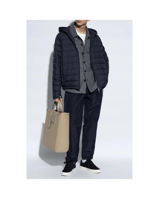 Moncler Blue Wide Trousers for men
