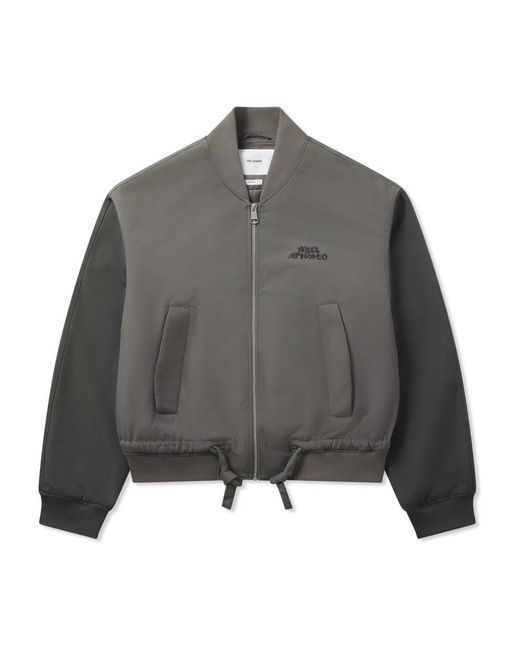 Axel Arigato Gray Bomber Jackets for men