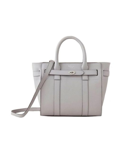 Small zipped bayswater di Mulberry in Gray