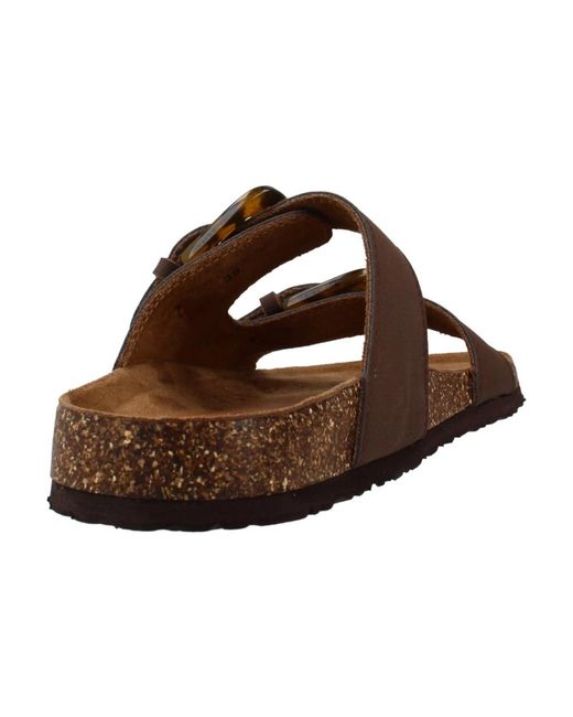 Sliders MTNG en coloris Brown